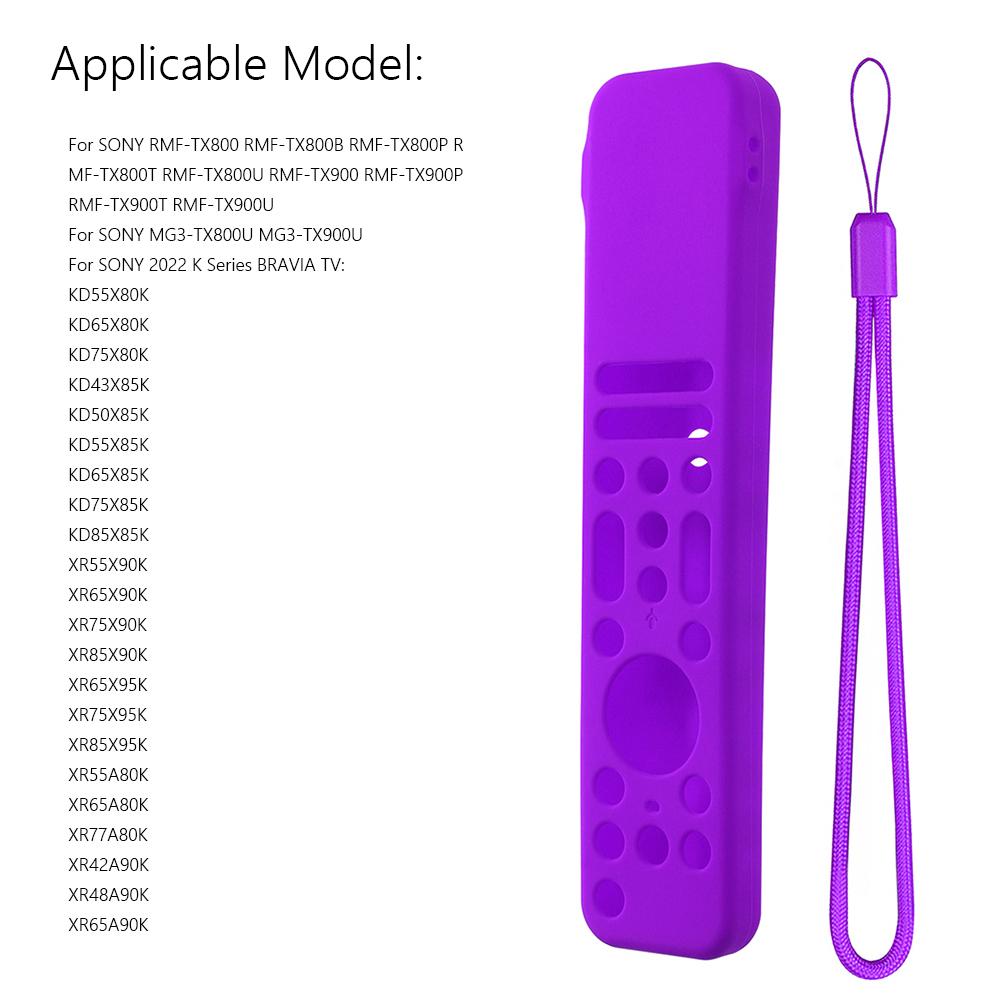 Remote Control Case for Sony SONY RMF-TX800 TX900 / 2025 K Series BRAVIA Remote Control Waterproof Silicone Protective Cover