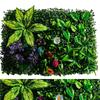 Flower Artificial Eucalyptus Carpet 60*40cm Artificial Fern Grass  Privacy Screen