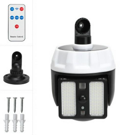 Solar-Powered Outdoor Light with Camera and Motion Sensor