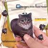Oiiaioo Whirling Cat Pillow & Keychain Set with Sound