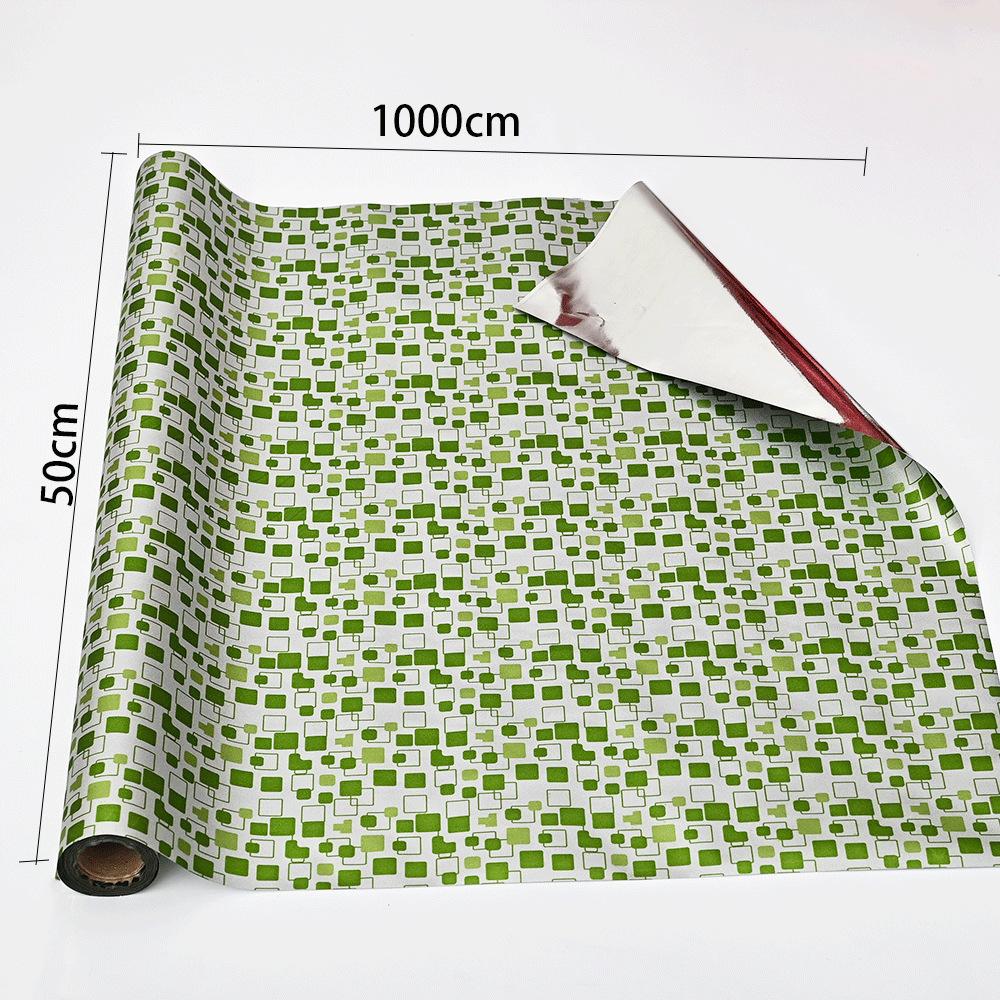 5m/10m Waterproof PVC Gift Wrapping Paper Christmas Birthday Floral Packaging Paper Moisture Proof Oil Resistant Craft Paper