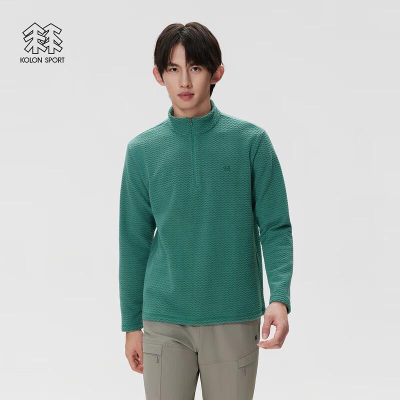 KOLON SPORT Men s SOTSOT High-Neck Half-Zip Long Sleeve T-Shirt XL