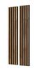 Acoustic Wall Panel Mebano PRO Grandson Oak with Black HDF Backing 2x 26.5x240 Cm