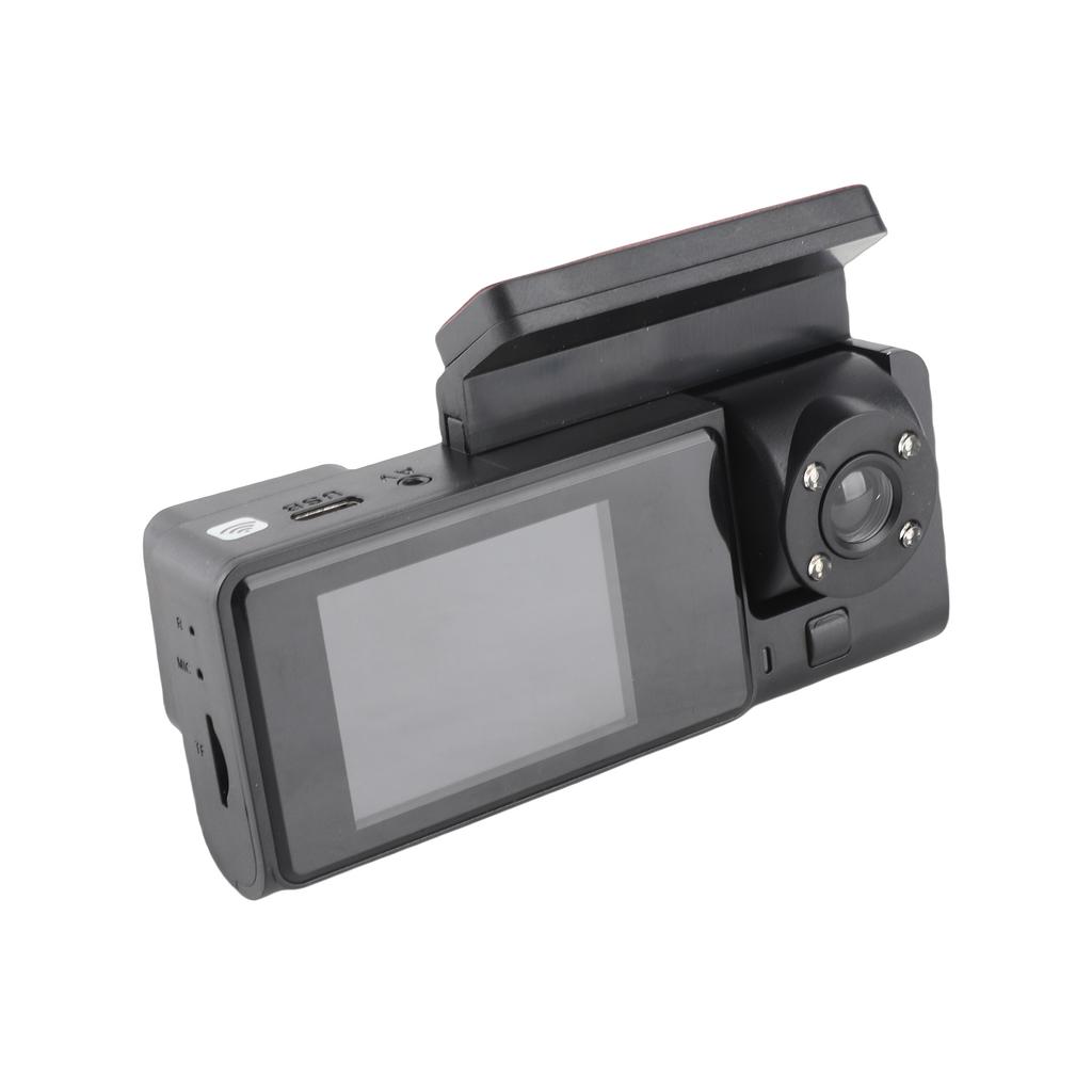 Cam Front and Rear Inside, 1080P + 480P + 480P Three Way Triple Car Camera, Built-in Wi-Fi, 2.0 Screen, Night , 170 degrees Wide Angl
