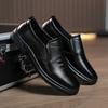 Shoes Men's Summer New Fashion Business Shoes Soft Sole Comfortable Breathable Men's Casual Leather Shoes