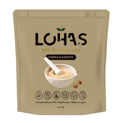 

LOHAS Соевый протеин (Коричневый сахар кинако) 300 г, Без искусственных подсластителей, Без синтетических ингредиентов, Низкоуглеводный, Высокопротеиновый, Низкожировой, 100% на растительной основе, Am