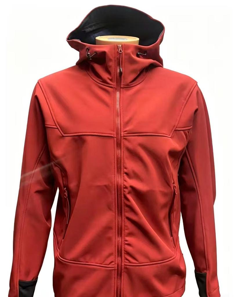 Customizable Fleece-Lined Softshell Jacket for Men and Women - Windproof and Waterproof for Autumn and Winter