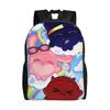 ParrotX2 FlameFrags Teenage Backpack Lightweight High School Work Unstable Universe Game Daypack Men Women College Shoulder Bag