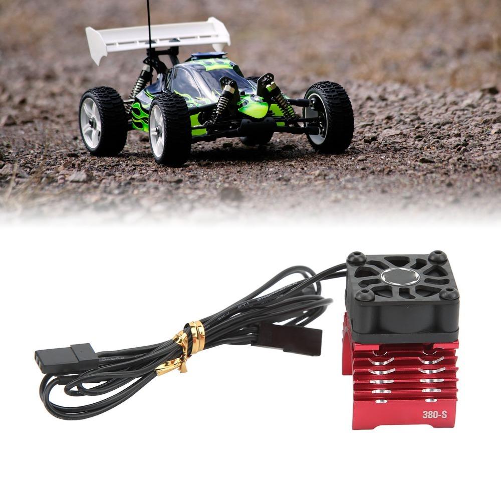 32000RPM High Speed RC Fan Heatsink Aluminum Alloy RC Radiator Fan Off-Road Racing красный