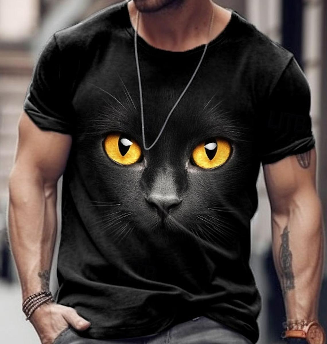 

Размер XXS-6XL Футболка размера плюс, мужская, с изображением животных, забавная футболка, короткий рукав, футболка с 3D-принтом, футболки с круглым вырезом, топы, летняя повседневная одежда 6XL