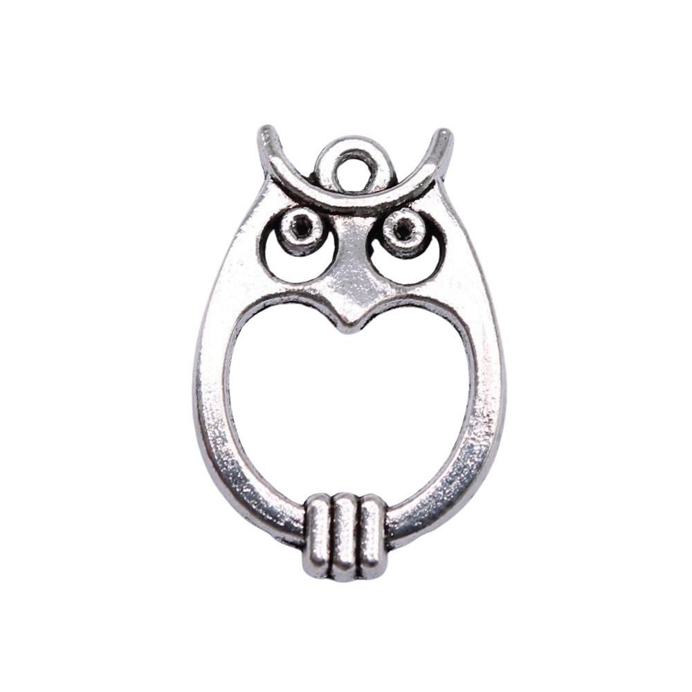 Owl Charms Mini Antique Alloy Pendants For Animal Themed Jewelry Making