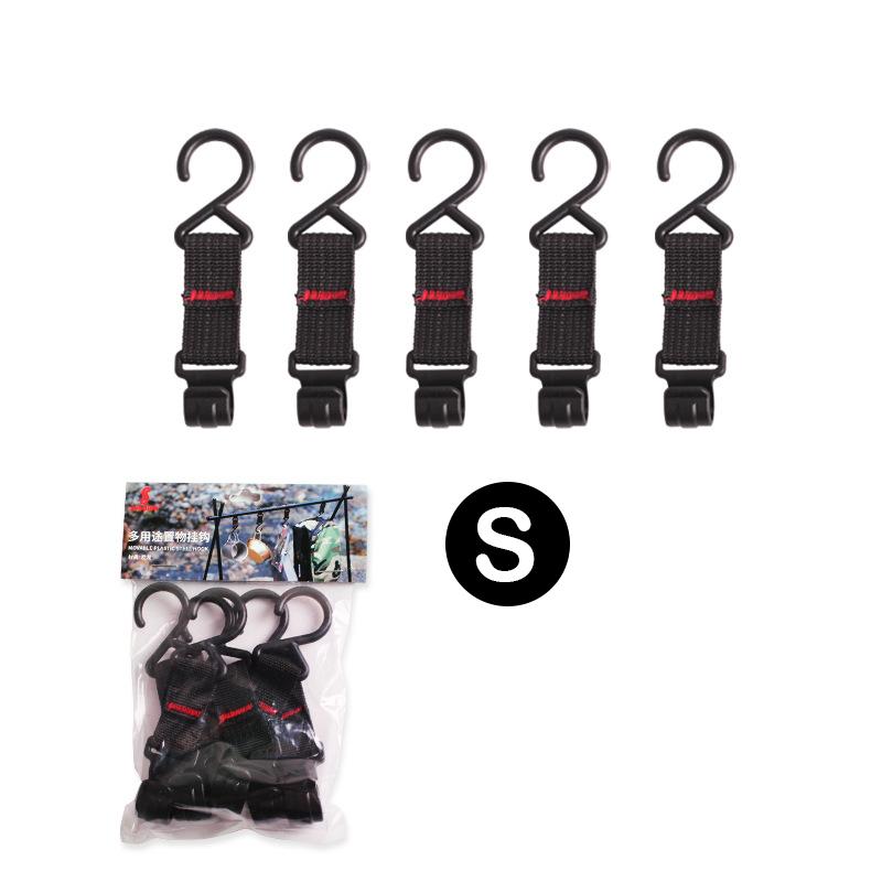 

5 шт., подвесная стойка для кемпинга, крючок для кемпинга, палатка, столб для хранения посуды, ремень, вешалка S