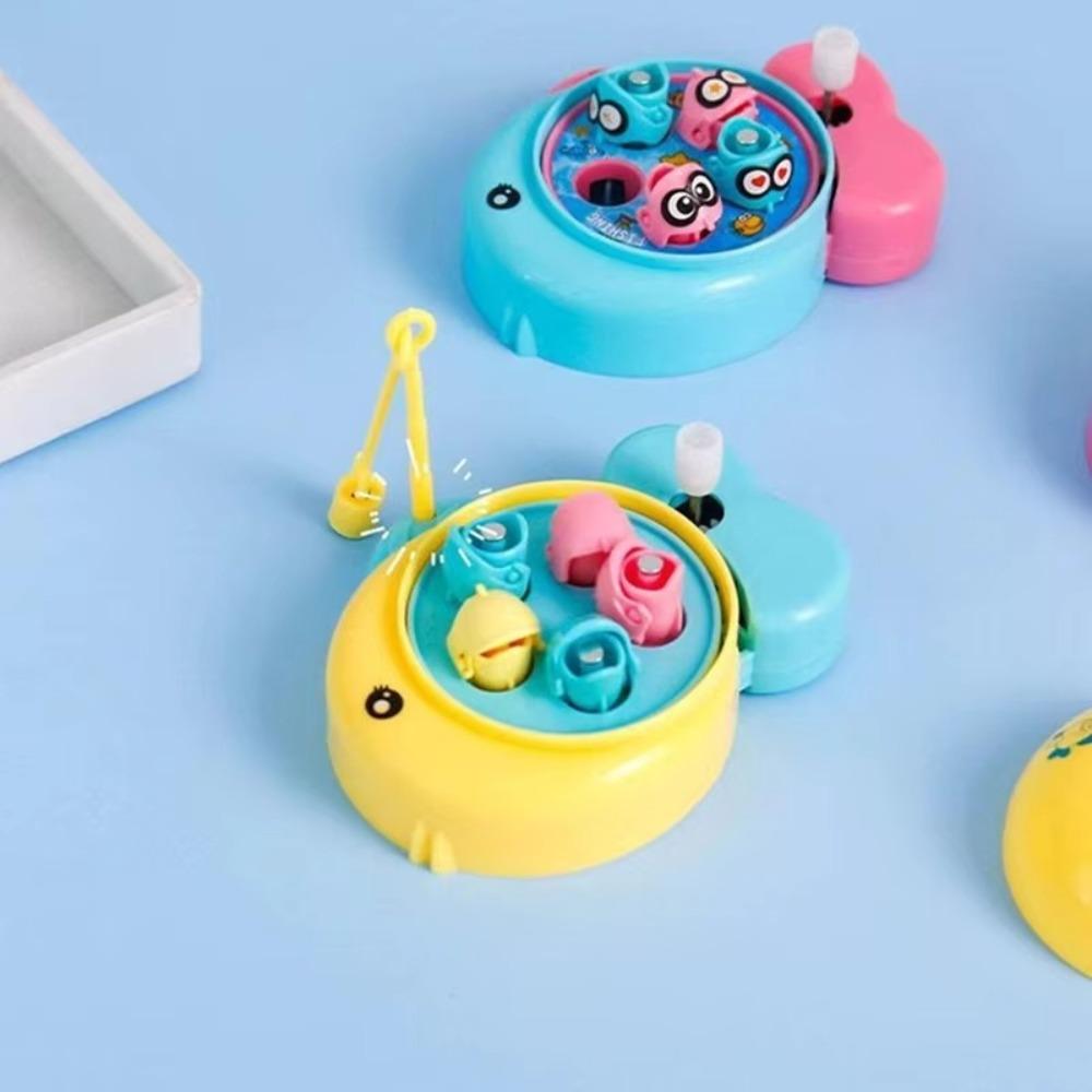 Magnetic Water Toy Windup Chain Fishing Rod Toys Interactive Fishing Toys  Parent-child