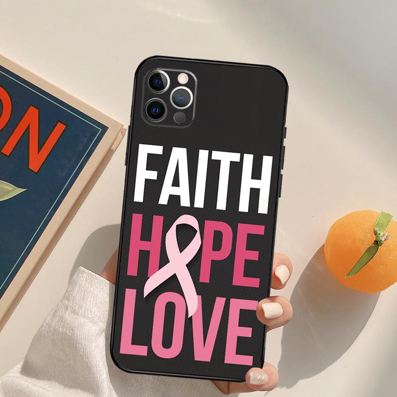 

Breast Cancer Awareness Funda Case For iPhone 16 Pro Max 14 11 12 13 15 Pro Max Mini XR 16e 15 16 Plus Phone Cover iPhone 14