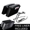 Motorcycle Saddle Bags Bag Conversion Brackets For Harley Softail Heritage Deluxe FXST 1984-2017