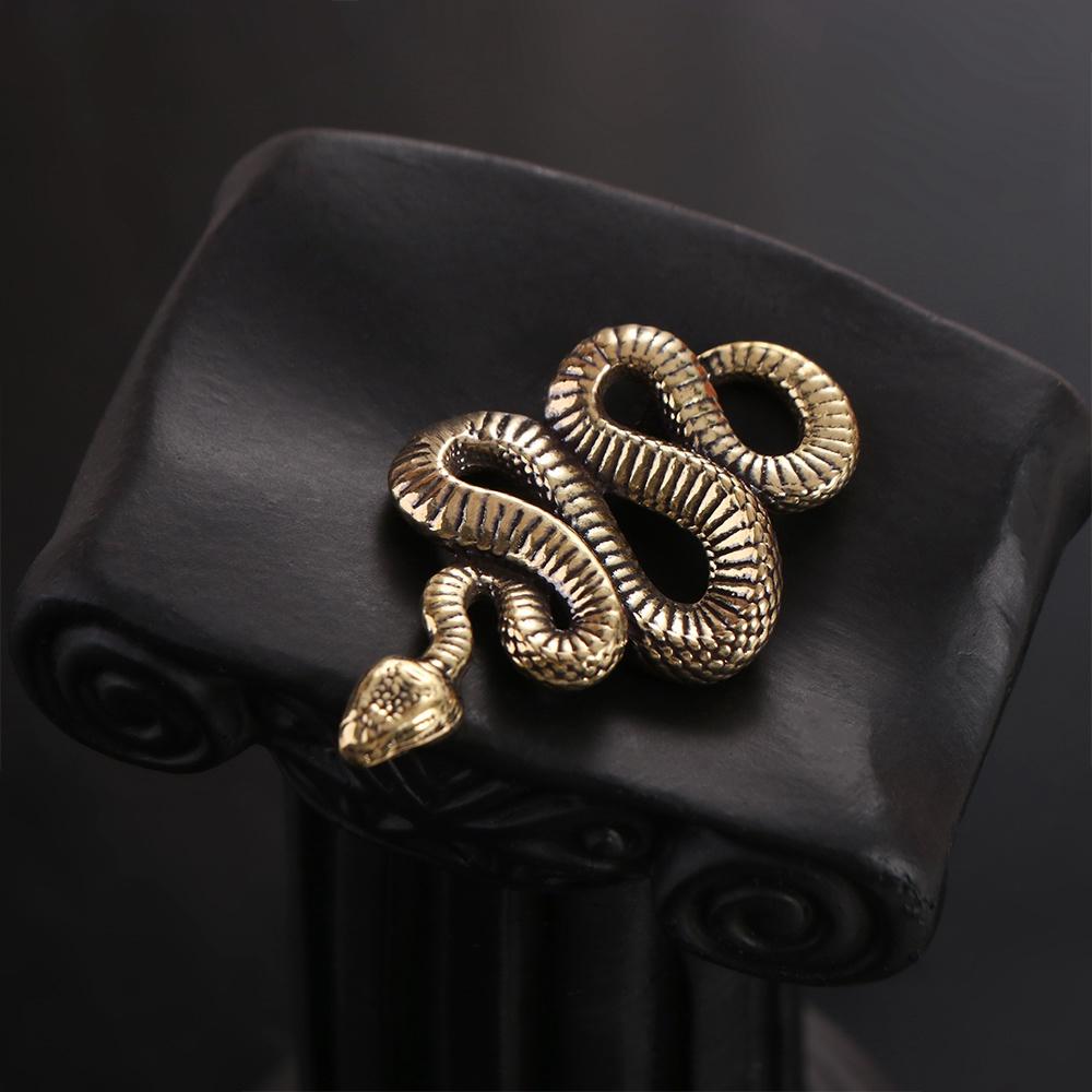 Elegant Snake Figurines Twelve Zodiac Snake Lucky Charm Animal Sculpture  Keychain Pendan