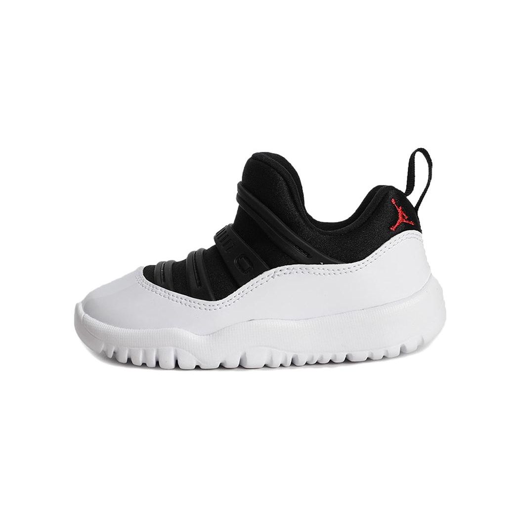 

Air Jordan Jordan 11 Retro Little Flex TD Черные детские кроссовки True-Red White BQ7102-010