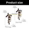92MF Skeleton Planter Holder For Indoor Plant Halloween Garden Decoration Art 1 Pair