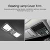 2 Pcs Car Carbon Fiber Style Interior Reading Lamp Decoration Cover Trim for Honda Accord 2018
