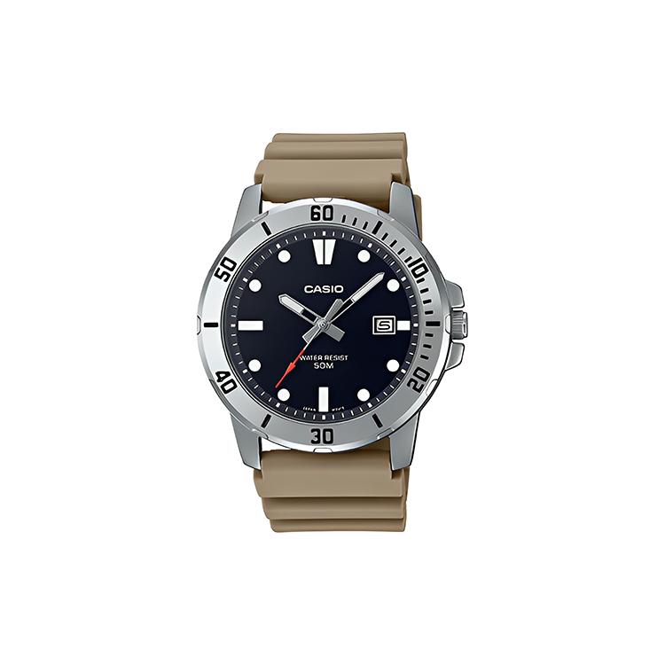 CASIO Men Standard Series Black Watch MTP-VD01-5EV MTP-VD01-5EV Black Dial