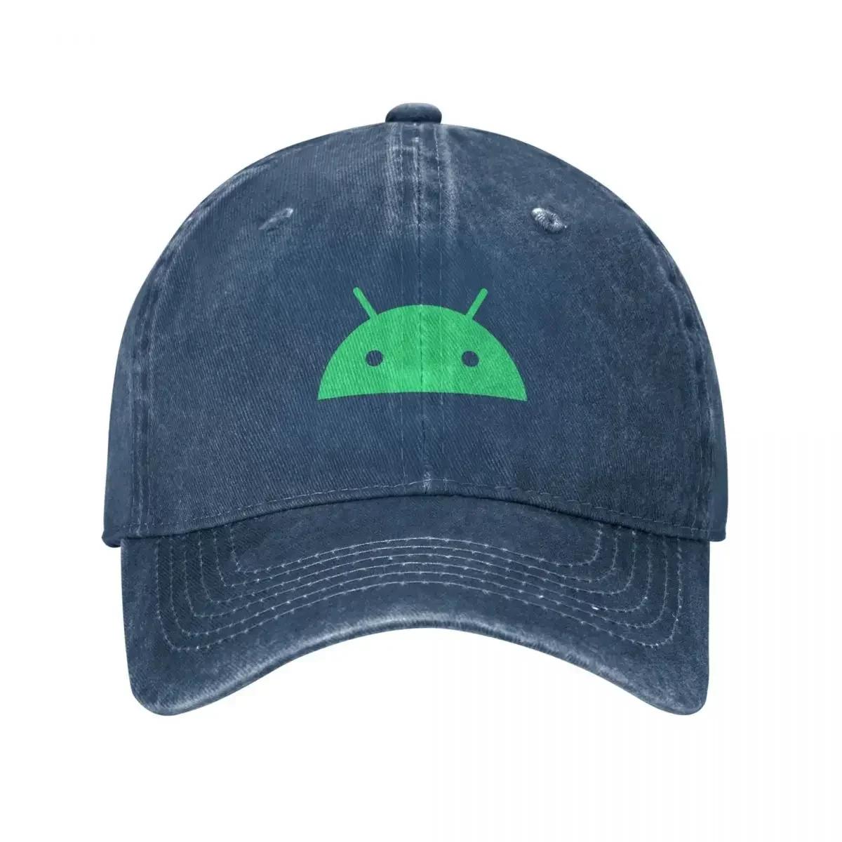 

Android Logo Unisex Style Baseball Cap Distressed Denim Caps Hat Vintage Outdoor All Seasons Travel Headwear One Size