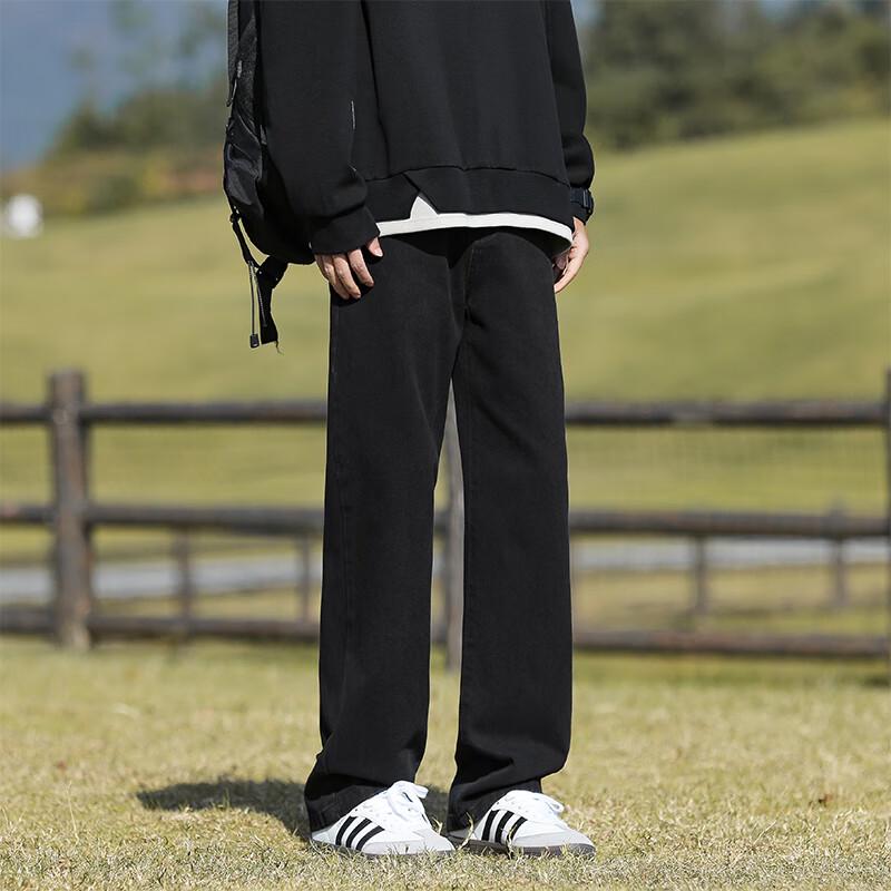 Men's American Style Casual Straight Leg Jeans 7J43