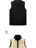 Men's Lambswool Stand Collar Vest - Thickened, Velvet-Lined, Windproof, Plus Size, Autumn/Winter Warmth