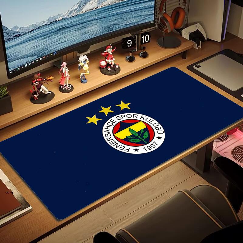 Fenerbahçe Spor Kulübü Large Size Mouse Pad Large Gaming Table Cushion Non-slip Laptop Tablet Big Mousepad XXL Mat Mini PC Playmat With Lock Edge
