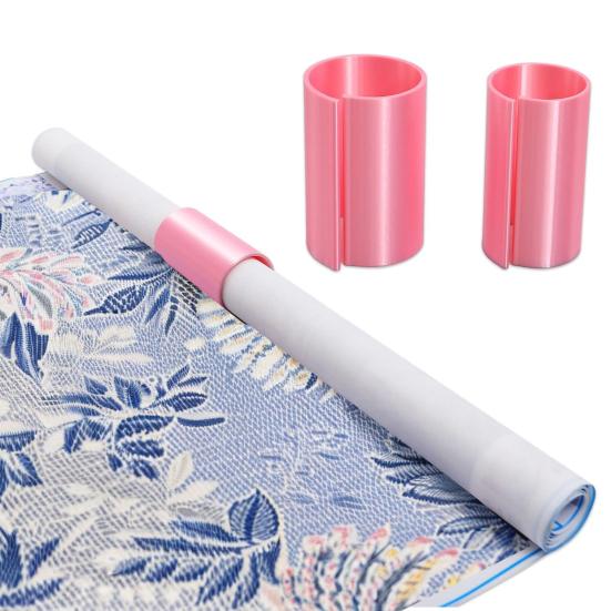 Diamond Art Canvas Ring Slide-on Canvas Roll Holder Anti-Roll Canvas Roller Storage Tool Prevents Rolling for DIY Diamond Art Projects