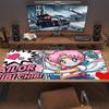 Sailor Moon Print  Cushion Non-slip Laptop Tablet Big Mousepad XXL Mat Mini PC Playmat With Lock edge