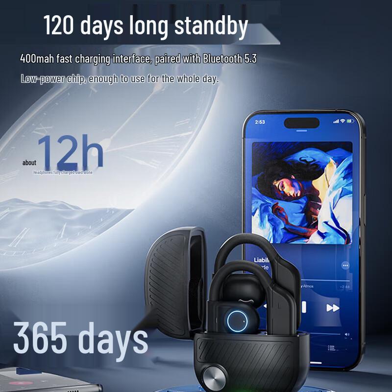 OKSJ i31X Wireless Bluetooth Ear-Hook Headset