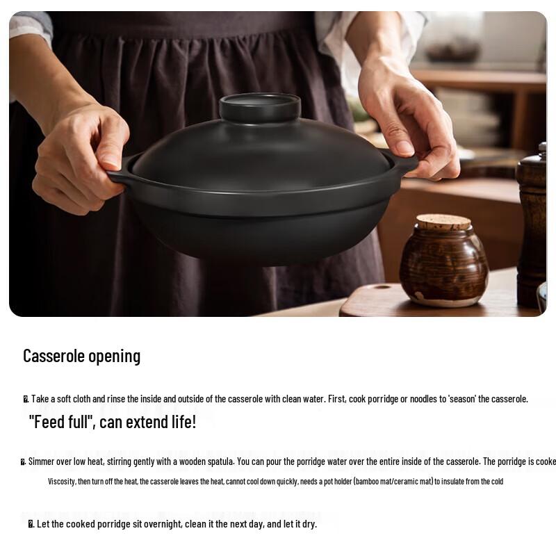 Rongshida Ceramic Claypot Rice & Soup Pot