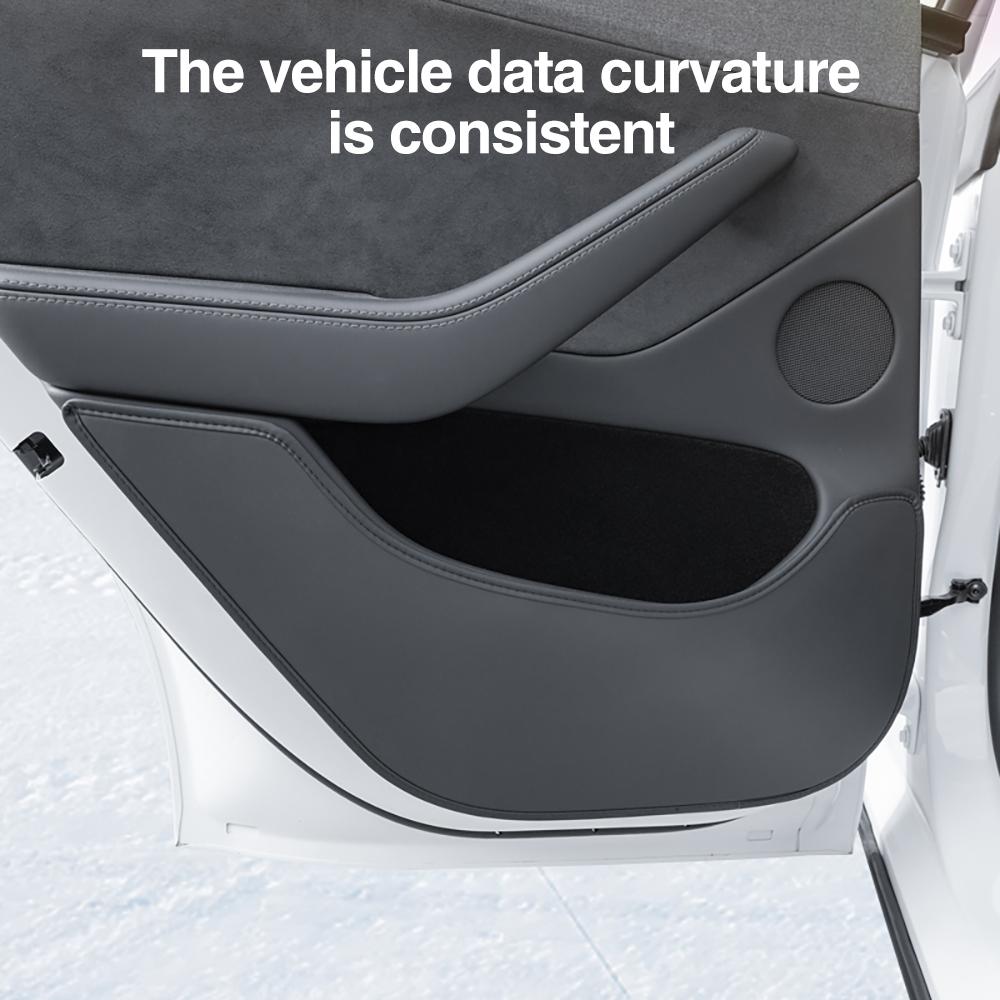 For Tesla Model Y Juniper 2026 Accessories Car Door Anti Kick Pad Front Rear Door Side Panel Protection Pad Interior Accessories