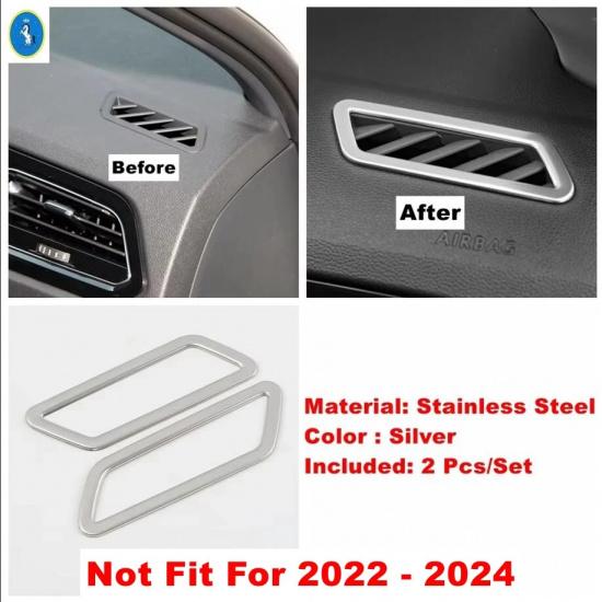 Dashboard Auto Air AC Vent / Glove Storage Box Cover Trim For Volkswagen T-Roc T Roc 2018 -  Car Interior Accessories
