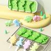 Silicone Ice Cream Mold With Lid And Sticks Diy Popsicle Mould Dinosaur Shape Pastry Mold Kitchen Ice Cream Tool