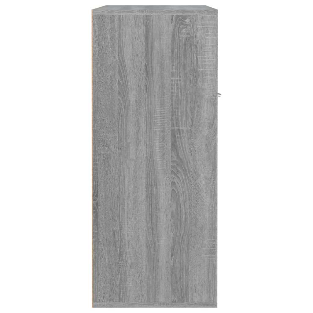Shoe Cabinet Grey Sonoma 60 x 35 x 84 cm Particleboard
