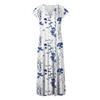 Women's Long Dress Maxi Dress Casual Dress Chiffon Dresses Swing Dress Color Casual Mature Outdoor Daily Date Ruffled Short Sleeve V-neck Dress