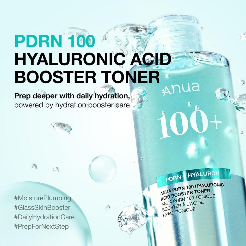 [Sin Caja] ANUA PDRN 100 Tónico Booster con Ácido Hialurónico 40ml, 250ml