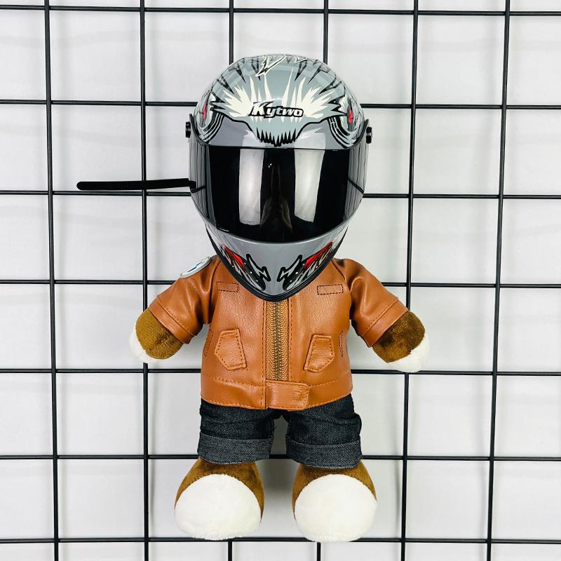 Motorcycle Helmet Rabbit Pattern Decoration Trunk Pendant Bear Helmet Riding Motorcycle Brigade