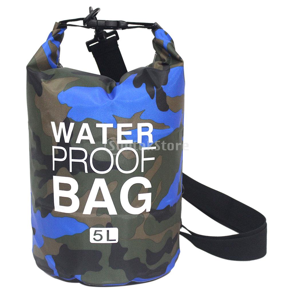 2L/5L/10L Waterproof Dry Bag Pack Sack Swimming Rafting Kayaking River Trekking Floating Sailing Canoing Boating Water Bag