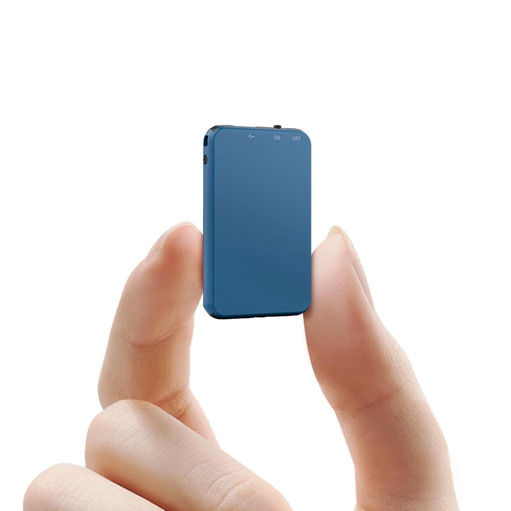 Vandlion 128GB Voice 35 Hours of Continuous Fast Forward Rewind VOR Noise Ideal for Recording Language and Includes Japanese Instruction Blue