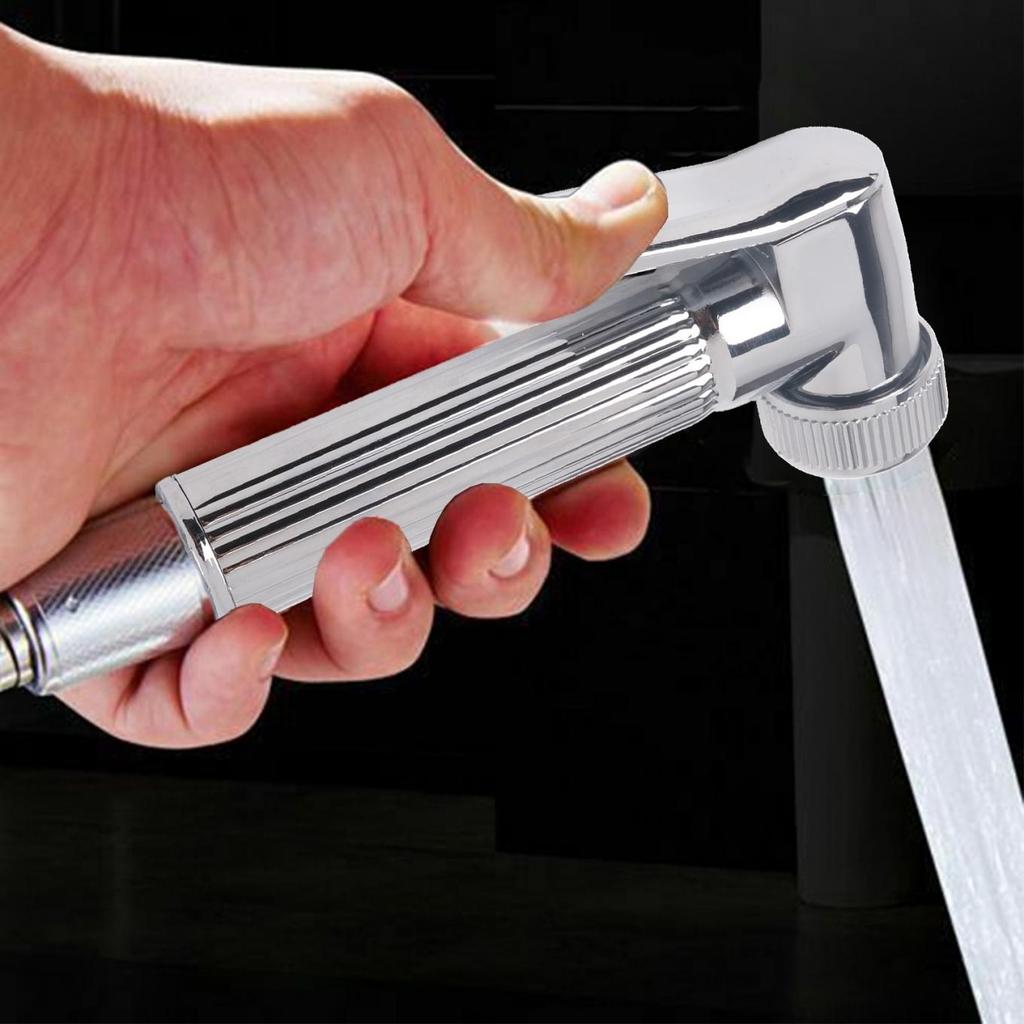 Black Bidet Sprayer Self Cleaning Shower Head Zinc Alloy