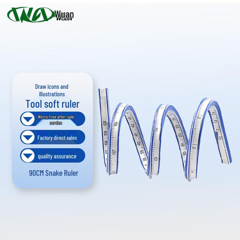 Serpentine Flexible Curve Ruler