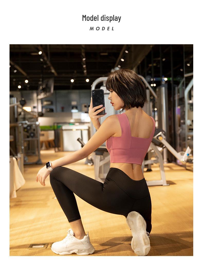 Conjunto Esportivo e de Yoga com Sutiã Esportivo Emagrecedor Costas Nuas Feminino 2025