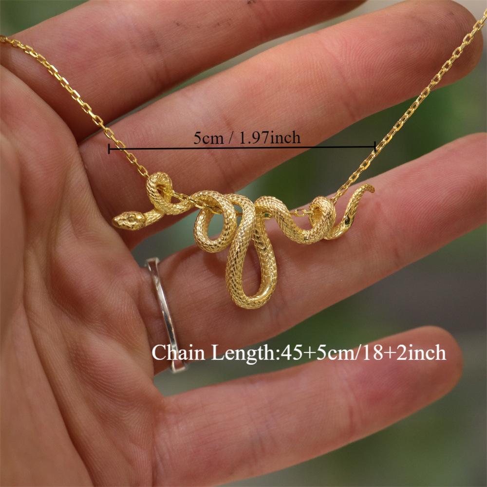 Serpentine Winding, Neutral Cold Wind Necklace, Fashionable and Creative Versatile Tide