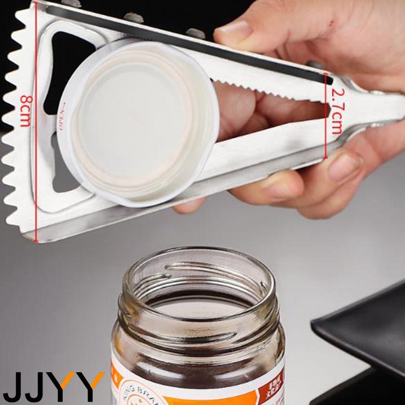 Multifunctional Beer Can Opener Cola Cans Bottle Opener Fish Scale Scraper Non-Slip Beer Beverage Cola Wine Utensils Home Tool