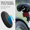 Spigen AirTag Case Set of 2 Adhesive Cover Bicycle Fixed Slim Lightweight Convenient To Carry Silicone Fit AHP03070 (Black)