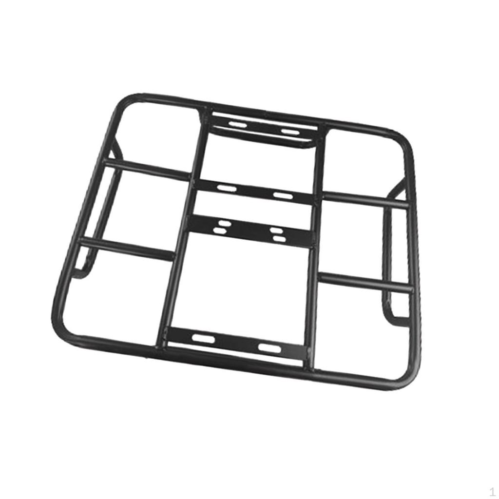Cargo Rack Fixed Shelf Sturdy Tool Widened Metal Multi-scenario Rear Grille Stand for Bicycle