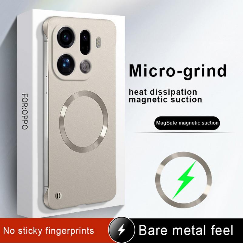 Slim Bezels Magsafe Magnetic Phone Case for OPPO Find X9 Pro x9 X8 Ultra X8s +X8 Pro X7 Reno 14 Pro 13 12 Camera Protect Cover