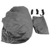 Sun Shade Sail Triangle Canopy for Patio Backyard Lawn Garden Outdoor Activities Polyester Grey